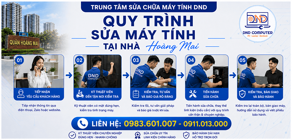 Sửa m&aacute;y t&iacute;nh tại nh&agrave; Ho&agrave;ng Mai