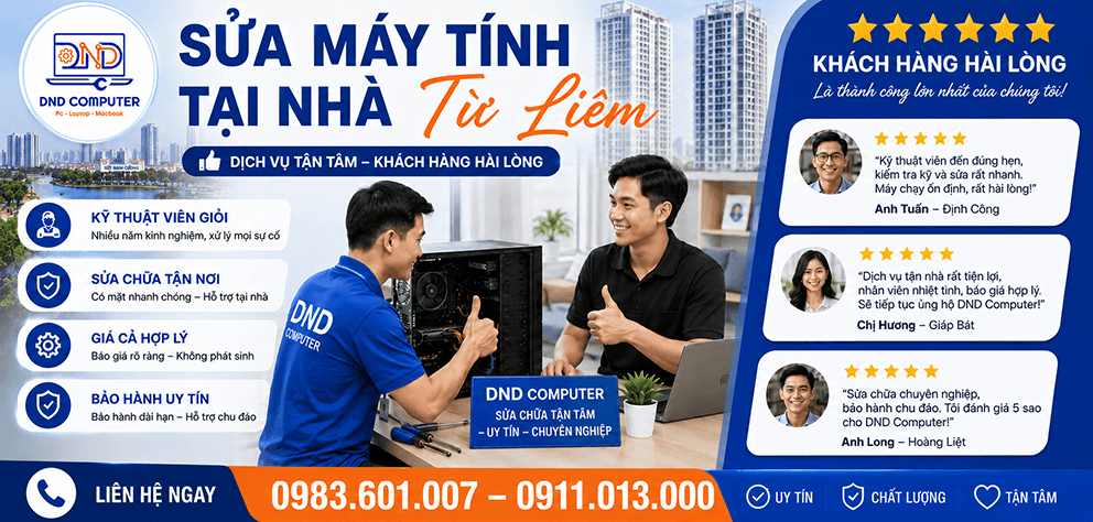 Sửa m&aacute;y t&iacute;nh tại nh&agrave; Bắc Từ Li&ecirc;m
