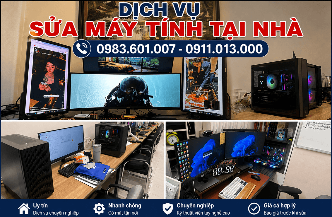 Vệ sinh máy tính gần đây