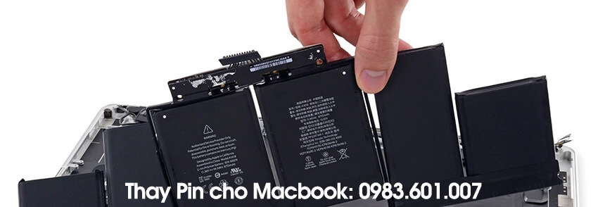 Báo giá thay pin Macbook