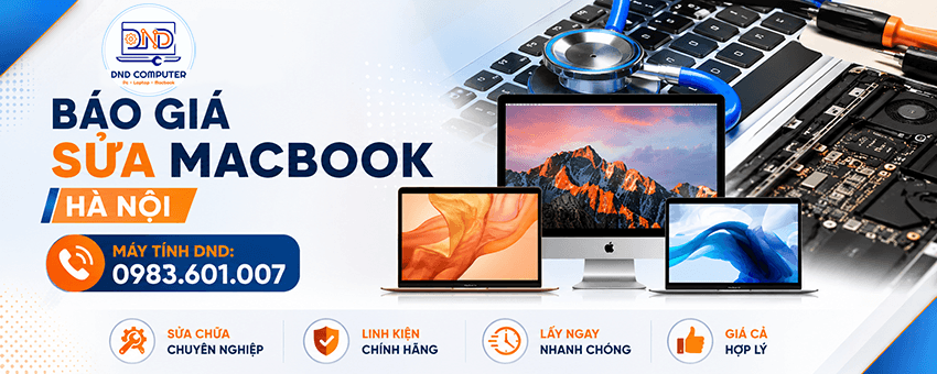 Báo giá sửa Macbook tại nhà