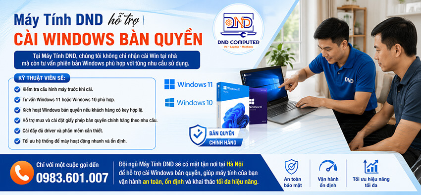 Dịch vụ c&agrave;i win tại nh&agrave;