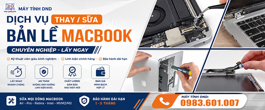 Thay/ sửa bản lề Macbook