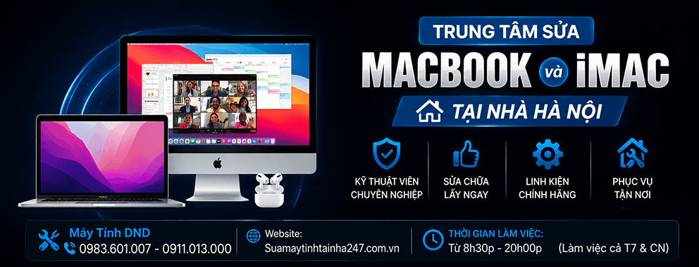 Dịch vụ vệ sinh Macbook tại nhà