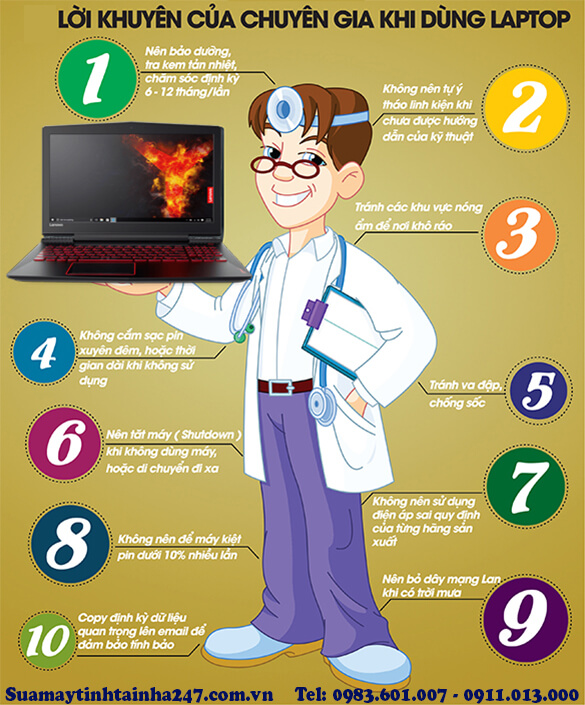 12 lời khuyên hữu ích của chuyên gia để bảo vệ laptop