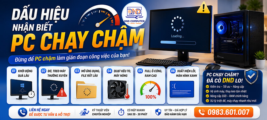 Pc chạy chậm, nguy&ecirc;n nh&acirc;n v&agrave; c&aacute;ch khắc phục