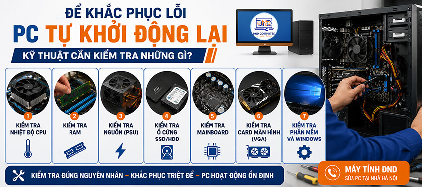 Pc tự khưởi động lại