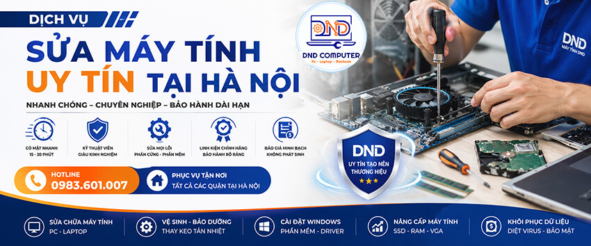 Dịch vụ sửa m&aacute;y t&iacute;nh Uy t&iacute;n tại H&agrave; Nội