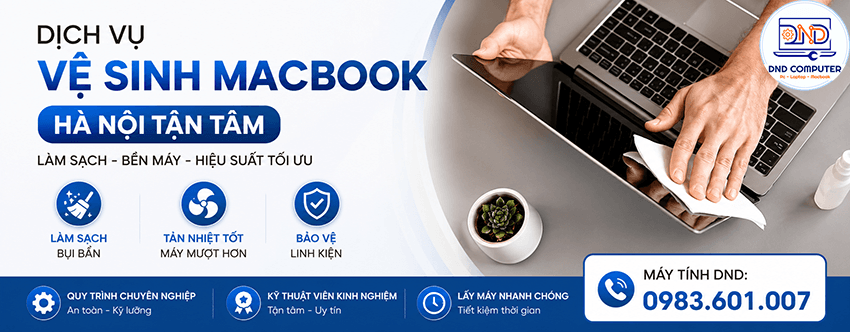 Vệ sinh Macbook Hà Nội